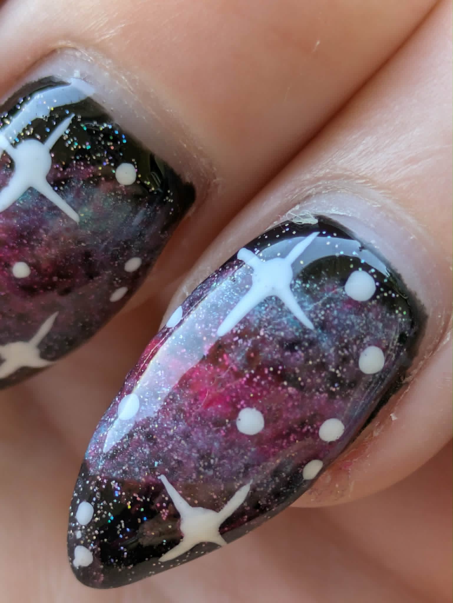 Galaxy Stars — Hand-Painted Art