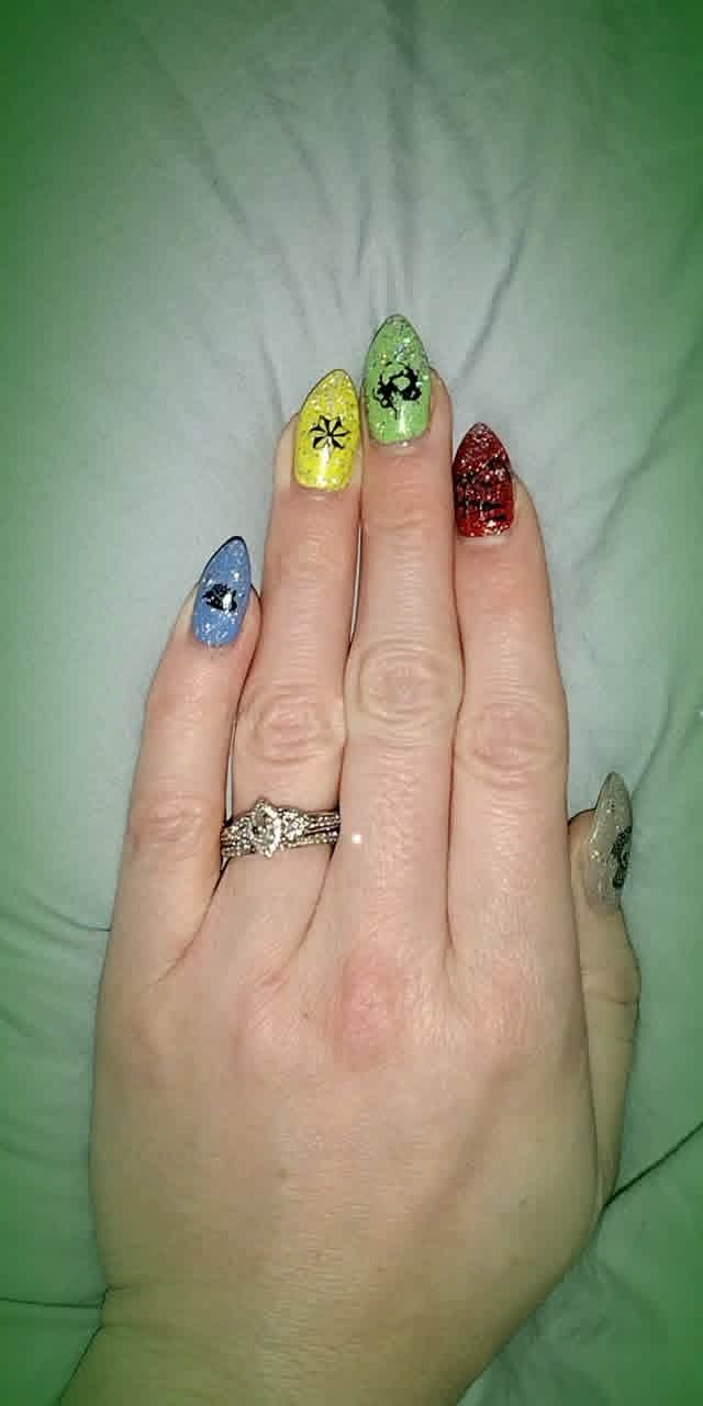 Rainbow Glitter — Glitter · Nail Art